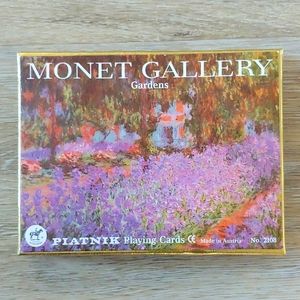 Piatnik Monet Gallery Gardens Playing Cards Set